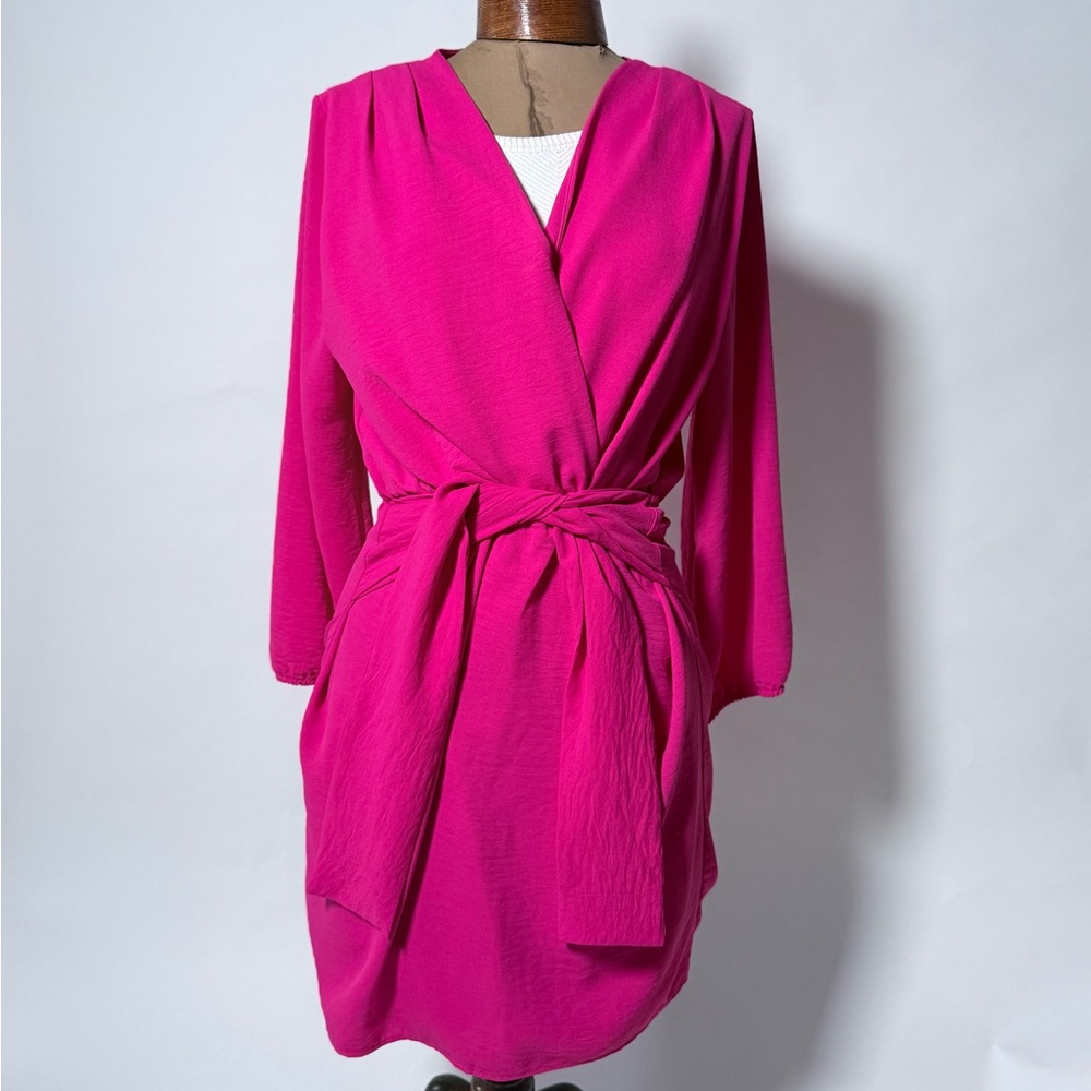 Pink Wrap Mini Dress from Nordstroms